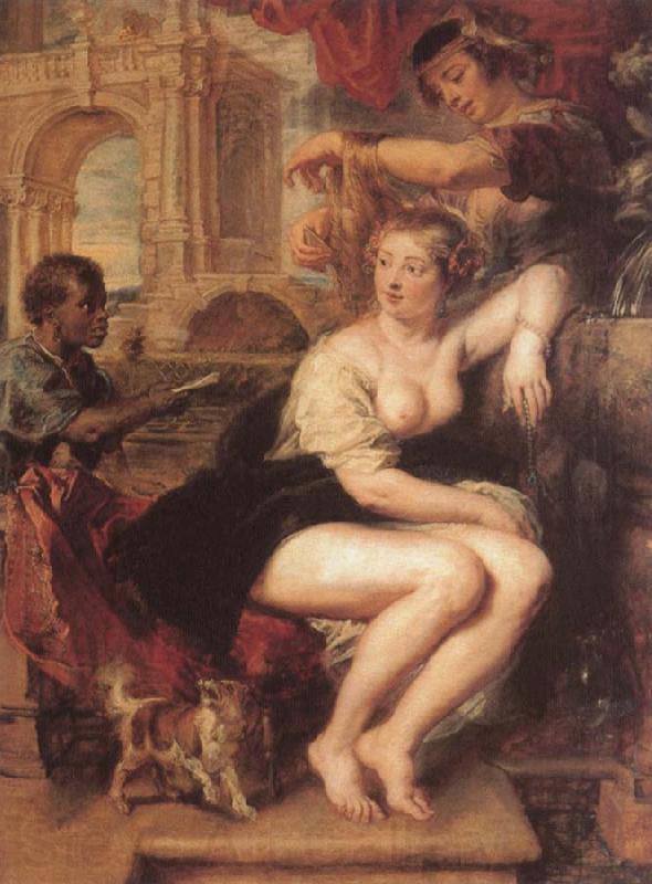 Peter Paul Rubens Bathsheba at the Fountain Norge oil painting art